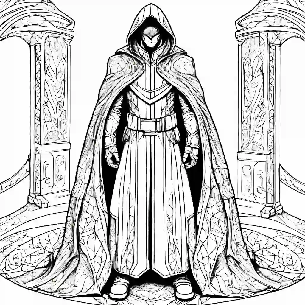 Cloak of Invisibility coloring pages